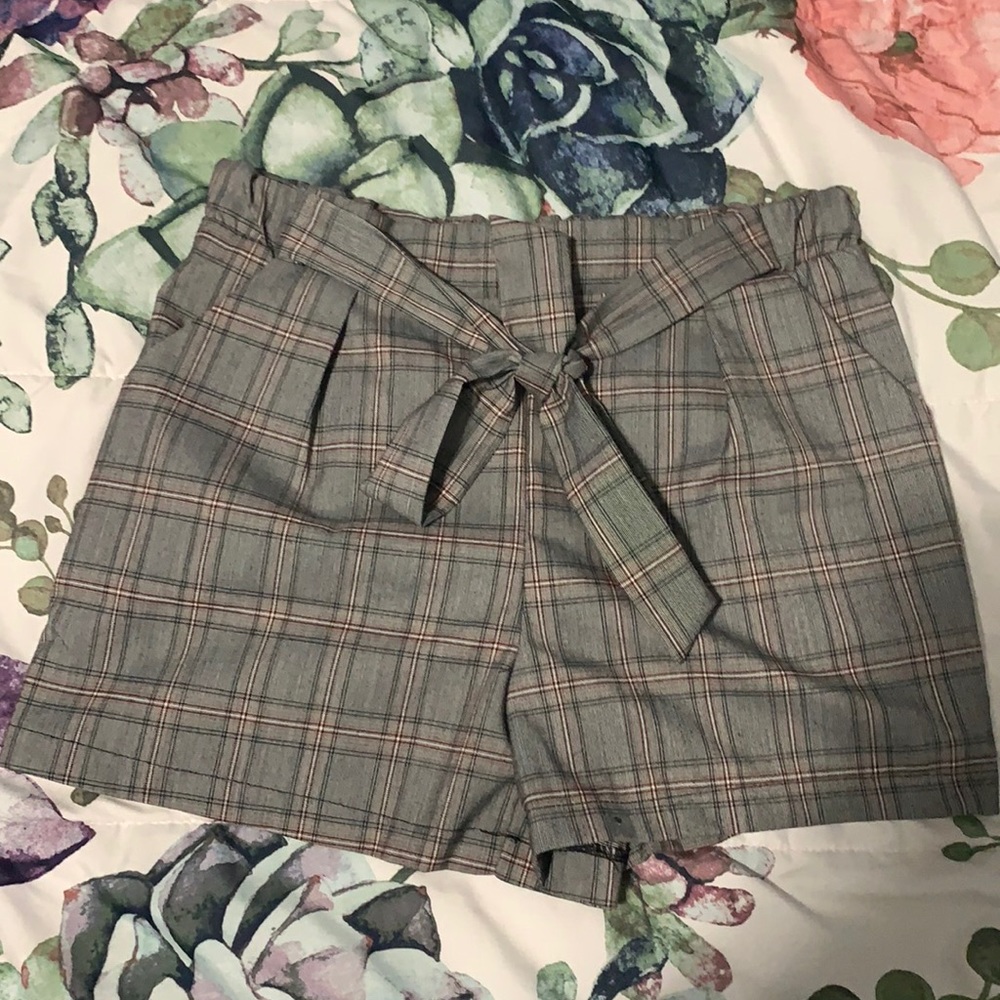 Plaid shorts